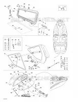 Carrosserie Et Accessoires 3 pour Sea-Doo 01- Système De Refroidissement de 2001