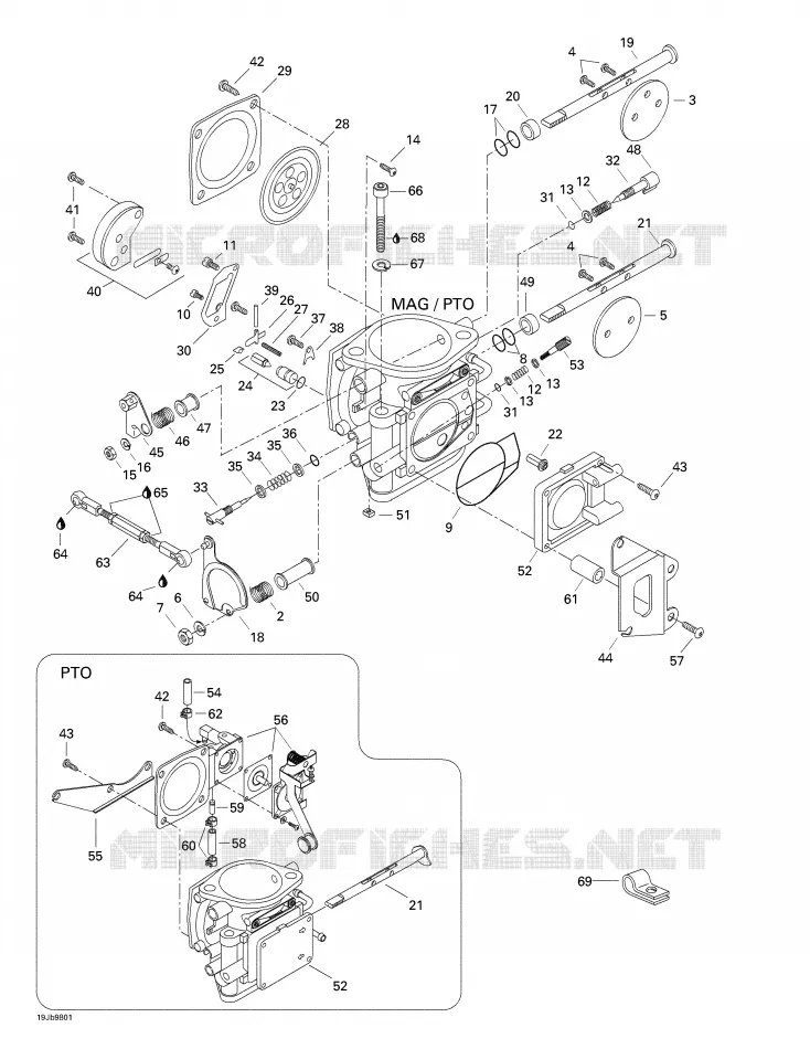 Carburateurs Sea-Doo Bateaux Sea-Doo 01- Système De Refroidissement 1998 01- Système De Refroidissement  01- Système De Refroidissement