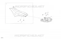 0   DAZZLING BLUE pour Sea-Doo SPARK TRIXX 2UP de 2023