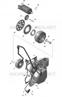 01  ROTAX   MAGNETO AND 0 STARTER pour Sea-Doo SPARK TRIXX 2UP de 2023