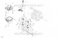 02  Engine   System pour Sea-Doo SPARK TRIXX 2UP de 2023