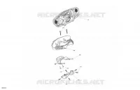 07  Body   Front Cover pour Sea-Doo SPARK TRIXX 2UP de 2023
