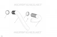 DUCT SUPPORT   FLEXIBLE HOSE pour Sea-Doo SPARK TRIXX 2UP de 2023