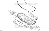 HULL BODY pour Sea-Doo SPARK TRIXX 2UP de 2023