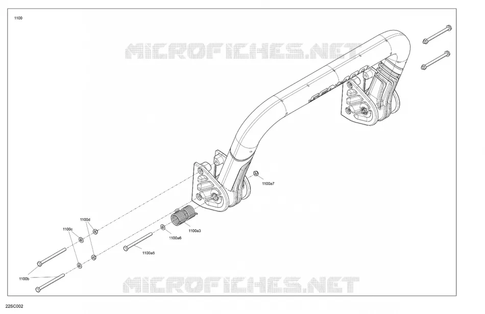 07- Body - Ladder Sea-Doo Motomarines Sea-Doo FISH PRO SCOUT 130 2023 FISH PRO SCOUT 130  FISH PRO SCOUT 130