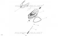 07  Carrosserie   Capot Avant pour Sea-Doo GTI 130 de 2022