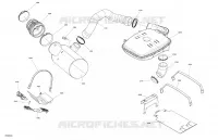 ECHAPPEMENT pour Sea-Doo GTI 130 de 2022